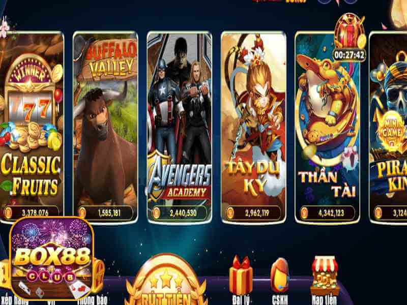 Box88 Club Khái Quát Qua Một Số Slot Machine 2023