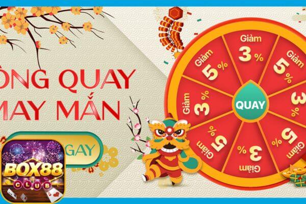 sự kiện ưu đãi vòng quay may mắn Box88